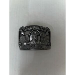 Jack Daniels‎ Tennessee Whiskey Old No7 vintage C-190 Bergamot belt buckle A52